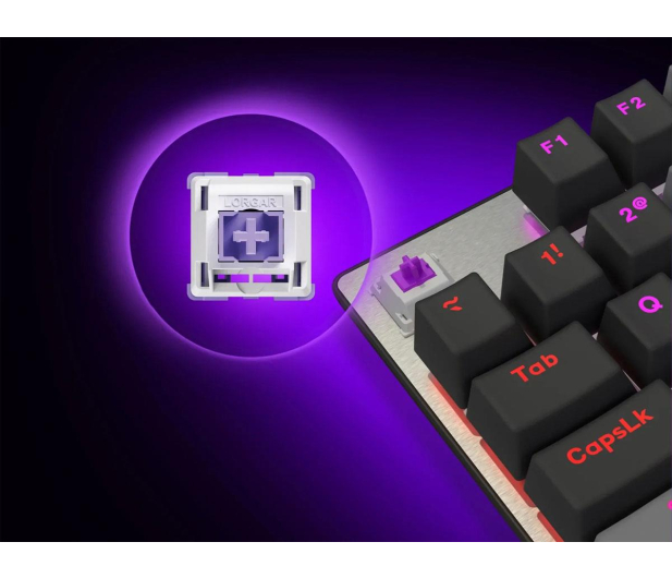 Lorgar Azar 514TKL RGB Czarna LRG-GK514TKL-BK-US - 1326964 - zdjęcie 10